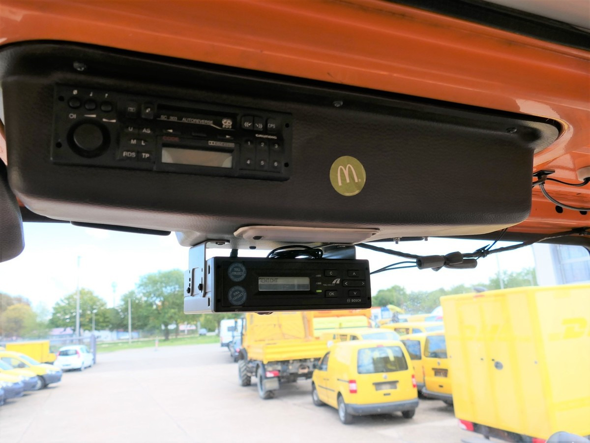 Camión caja abierta, Camión grúa UNIMOG U1450 Palfinger PK 105B AHK STANDHEIZUNG: foto 14