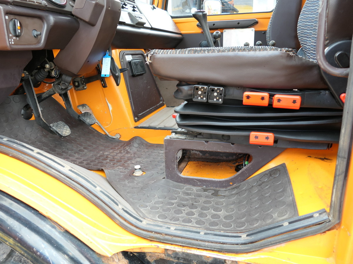 Camión caja abierta, Camión grúa UNIMOG U1450 Palfinger PK 105B AHK STANDHEIZUNG: foto 16