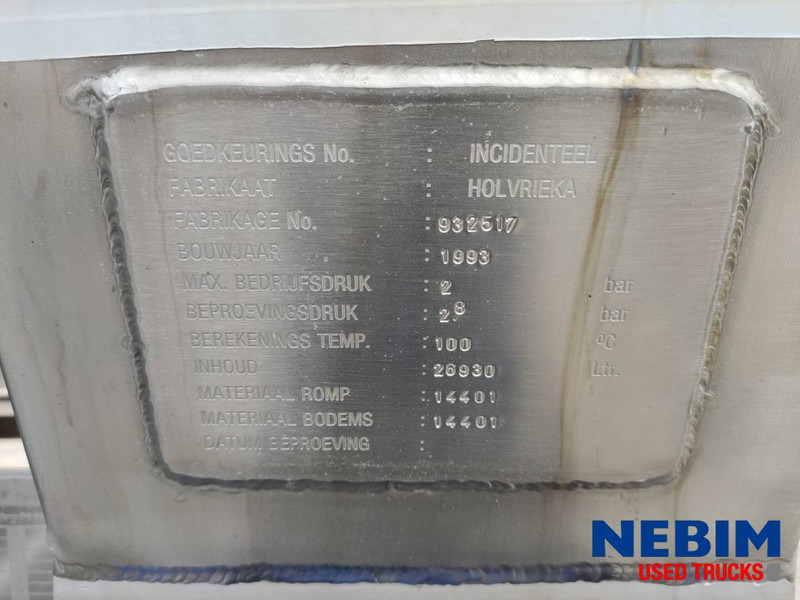 Burg BPDO 12-27 Z - 26.930Ltr - Semirremolque cisterna: foto 3 Burg BPDO 12-27 Z - 26.930Ltr - Semirremolque cisterna: foto 3