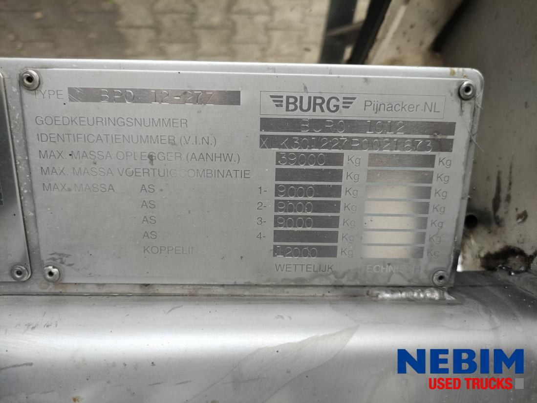 Burg Bpdo 12-27 Z - 26930Ltr - Semirremolque cisterna: foto 4 Burg Bpdo 12-27 Z - 26930Ltr - Semirremolque cisterna: foto 4
