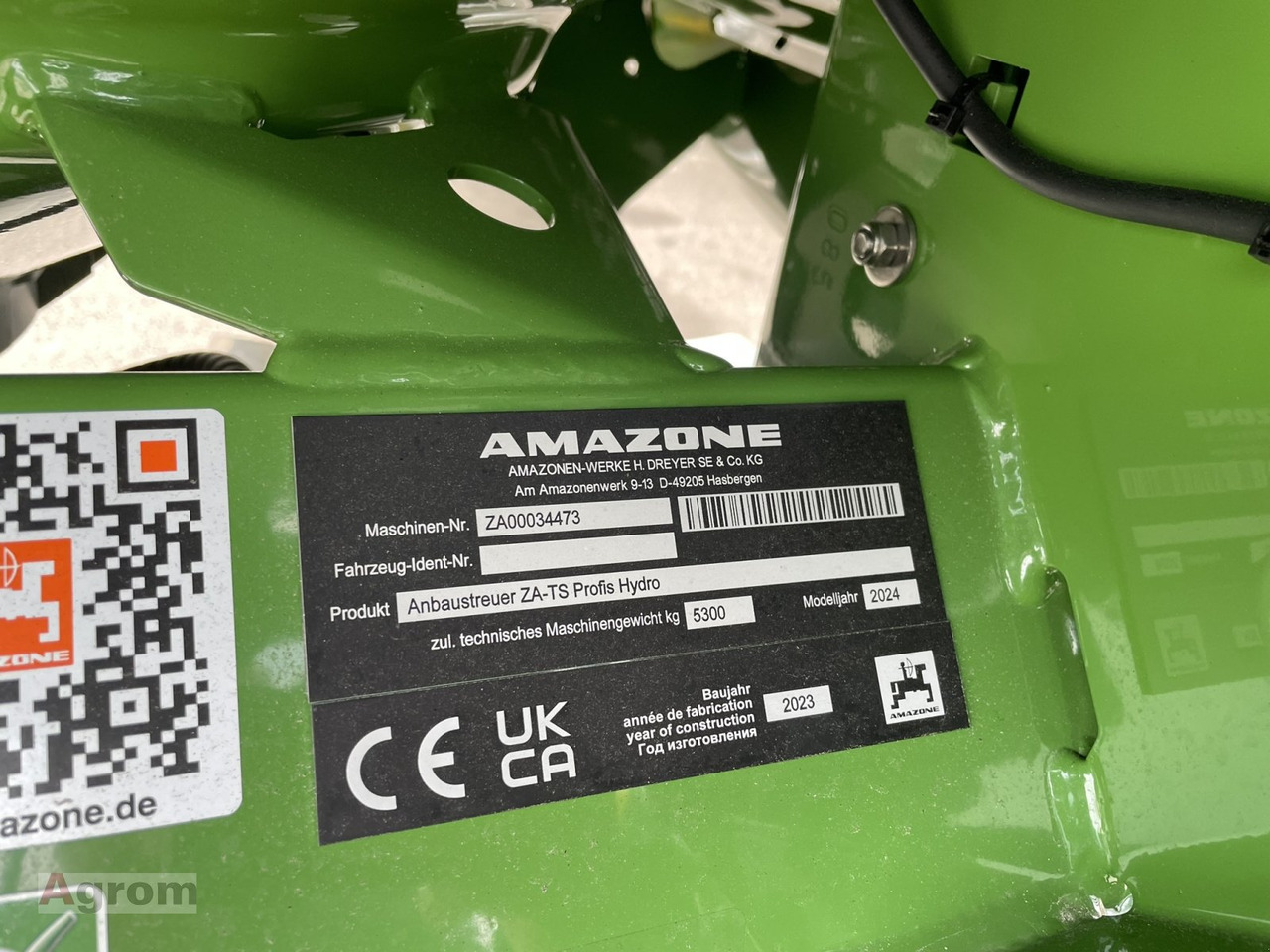 Esparcidor de fertilizantes nuevo Amazone ZA-TS ProfisPro Hydro: foto 8
