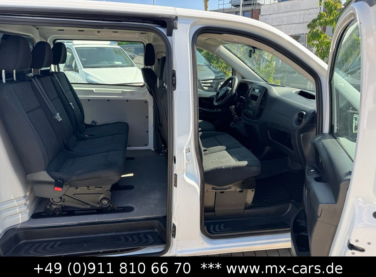 Furgoneta de pasajeros Mercedes-Benz Vito 110 CDi lang Doka Mixto 6 Sitze Klima: foto 17