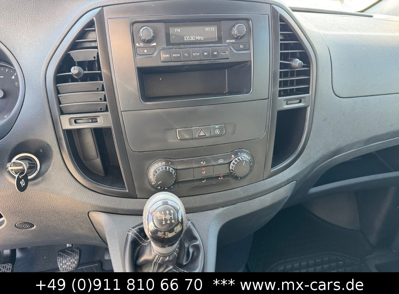 Furgoneta de pasajeros Mercedes-Benz Vito 110 CDi lang Doka Mixto 6 Sitze Klima: foto 12