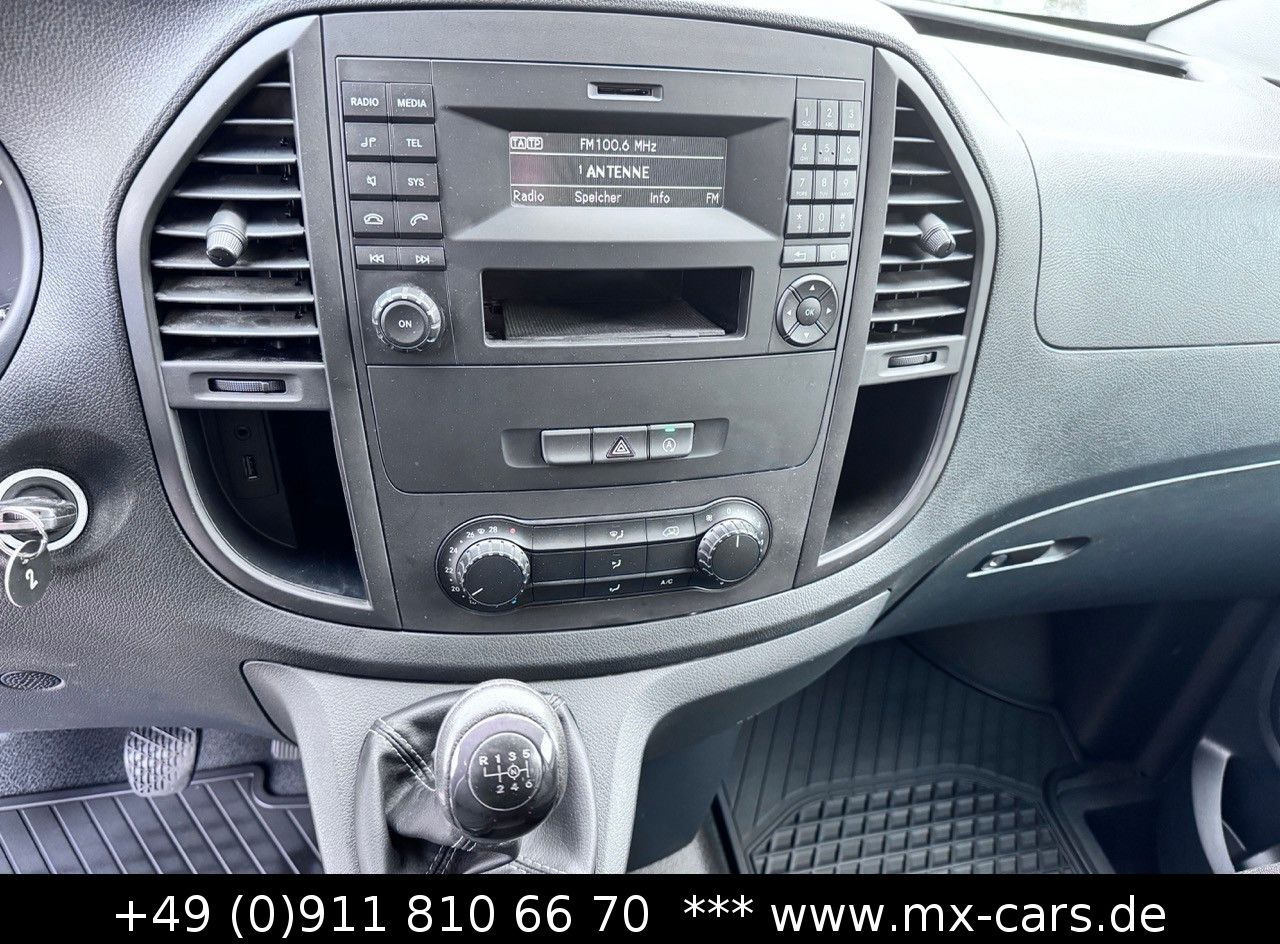 Furgoneta de pasajeros Mercedes-Benz Vito 114 extralang Doka Mixto Klima AHK 5 Sitze: foto 14