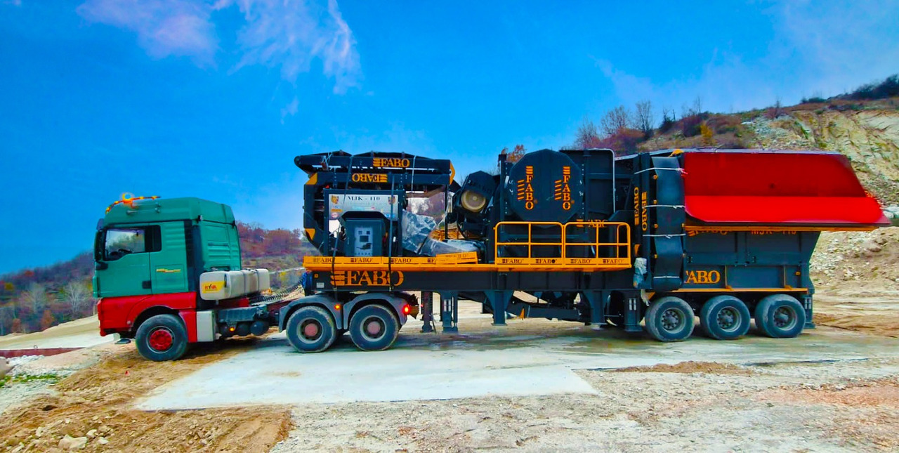 Trituradora móvil nuevo FABO MJK-110 SERIES 180-320 TPH MOBILE JAW CRUSHER PLANT  | Ready in Stock: foto 1