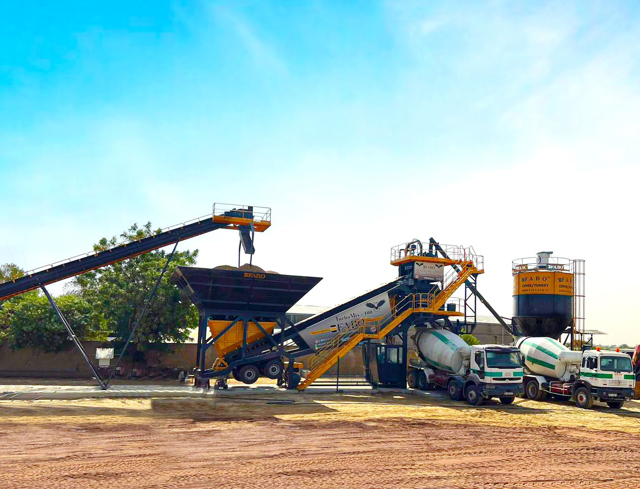 FABO mobile concrete batching plant - Planta de hormigón: foto 2 FABO mobile concrete batching plant - Planta de hormigón: foto 2