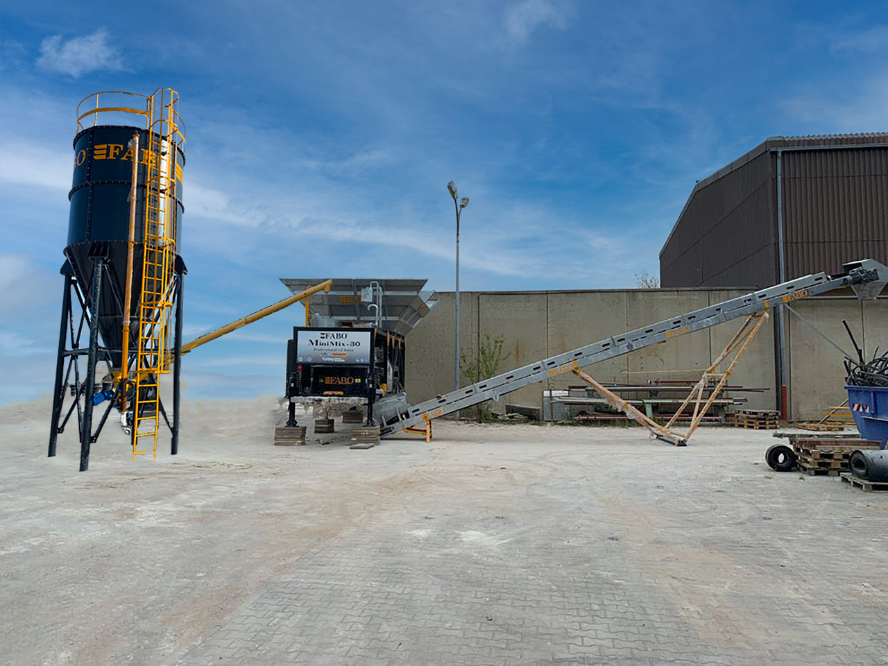 FABO mobile concrete batching plant - Planta de hormigón: foto 2 FABO mobile concrete batching plant - Planta de hormigón: foto 2