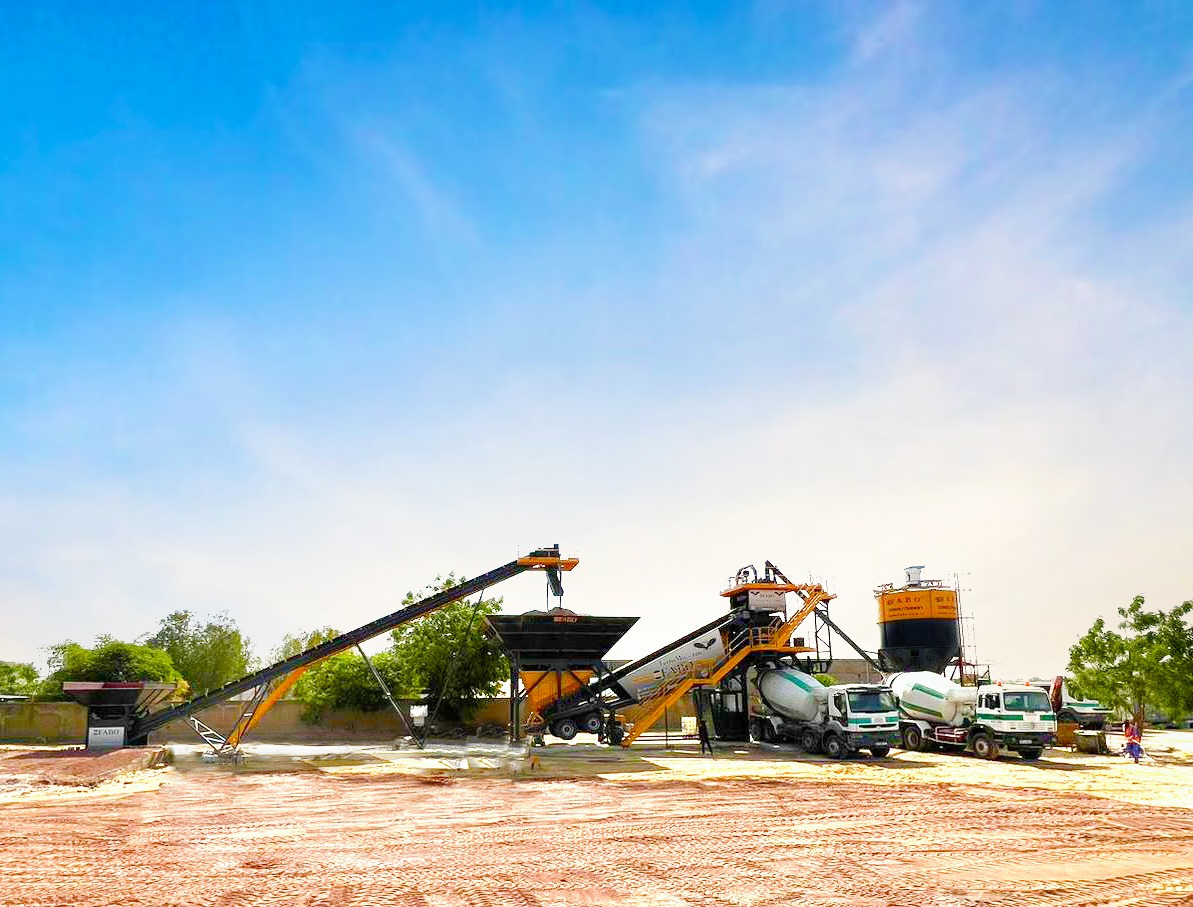 Planta de hormigón nuevo FABO mobile concrete batching plant: foto 1