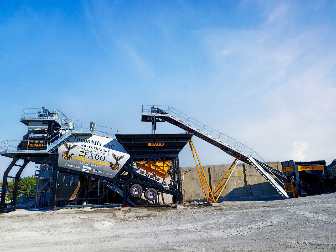 FABO mobile concrete batching plant - Planta de hormigón: foto 2 FABO mobile concrete batching plant - Planta de hormigón: foto 2