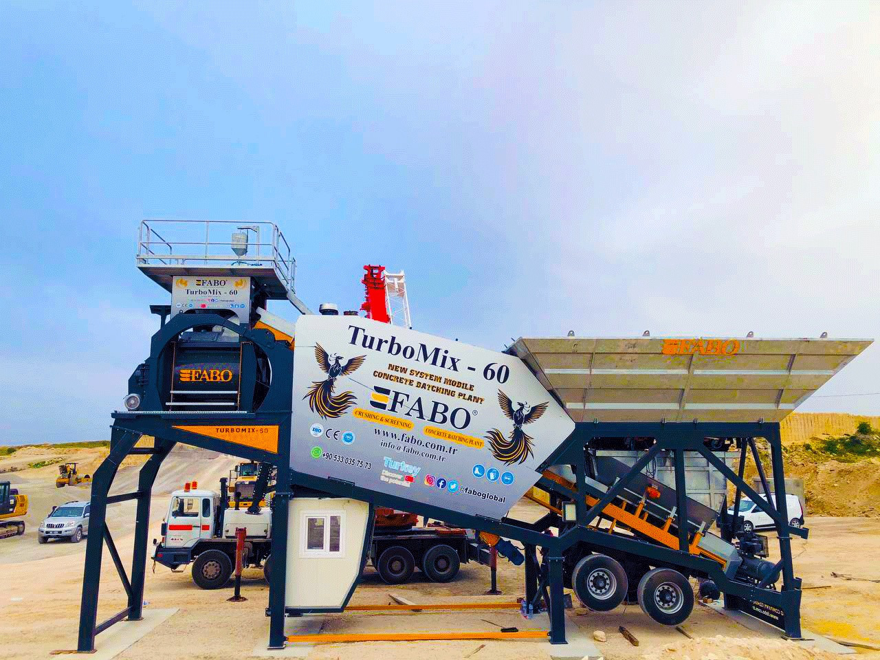 FABO mobile concrete batching plant - Planta de hormigón: foto 5 FABO mobile concrete batching plant - Planta de hormigón: foto 5