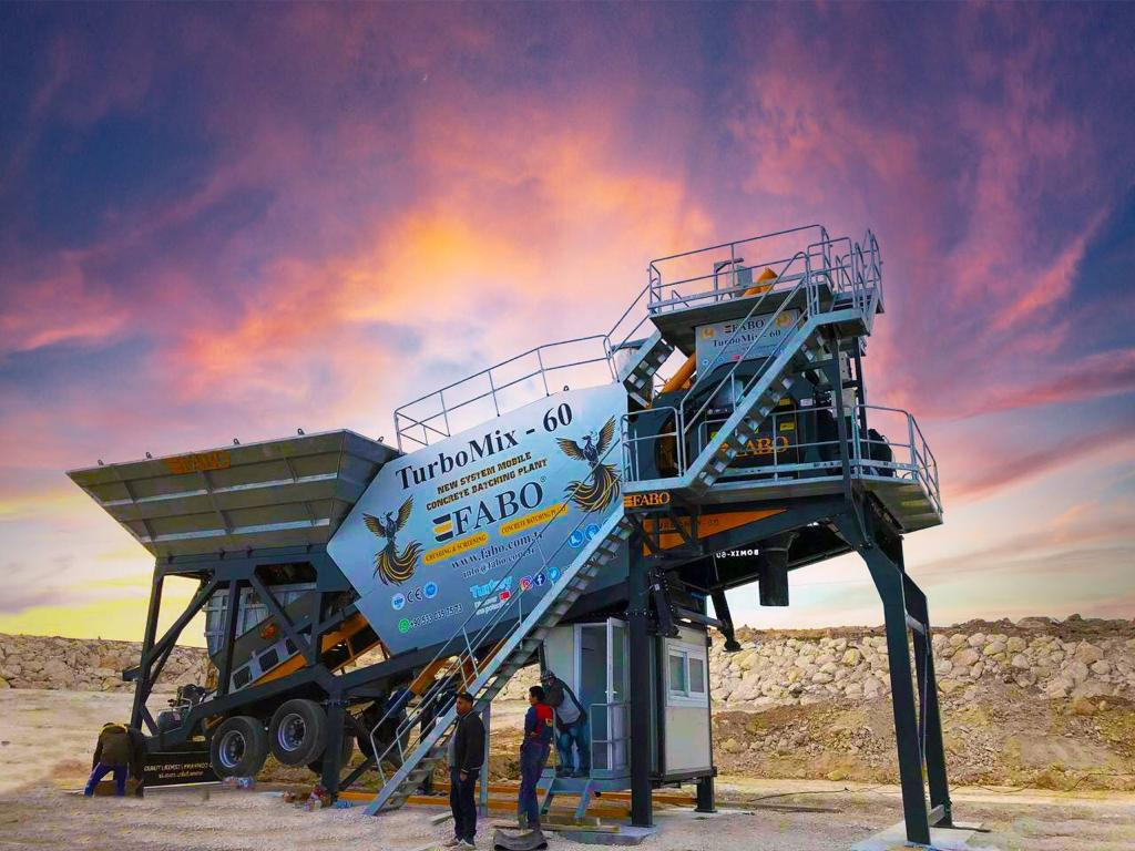 FABO mobile concrete batching plant - Planta de hormigón: foto 1 FABO mobile concrete batching plant - Planta de hormigón: foto 1
