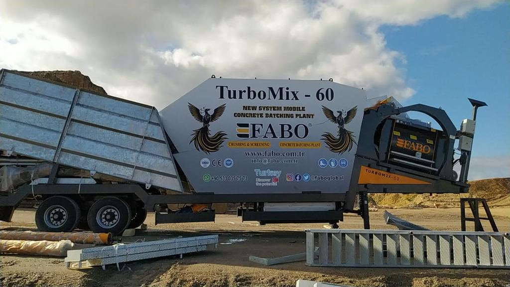 Planta de hormigón nuevo FABO mobile concrete batching plant: foto 6