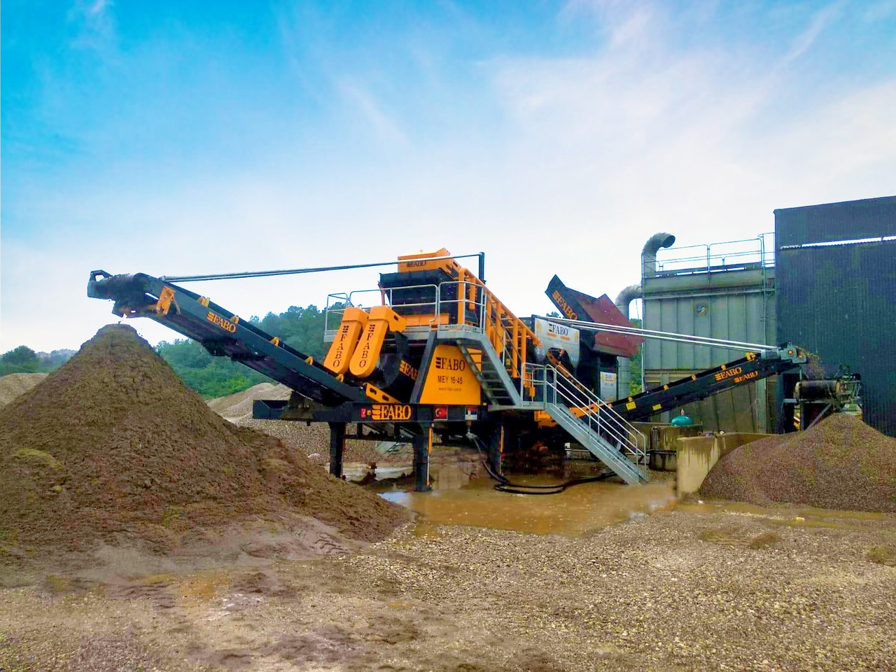 FABO mobile washing plant - Cribadora: foto 2 FABO mobile washing plant - Cribadora: foto 2