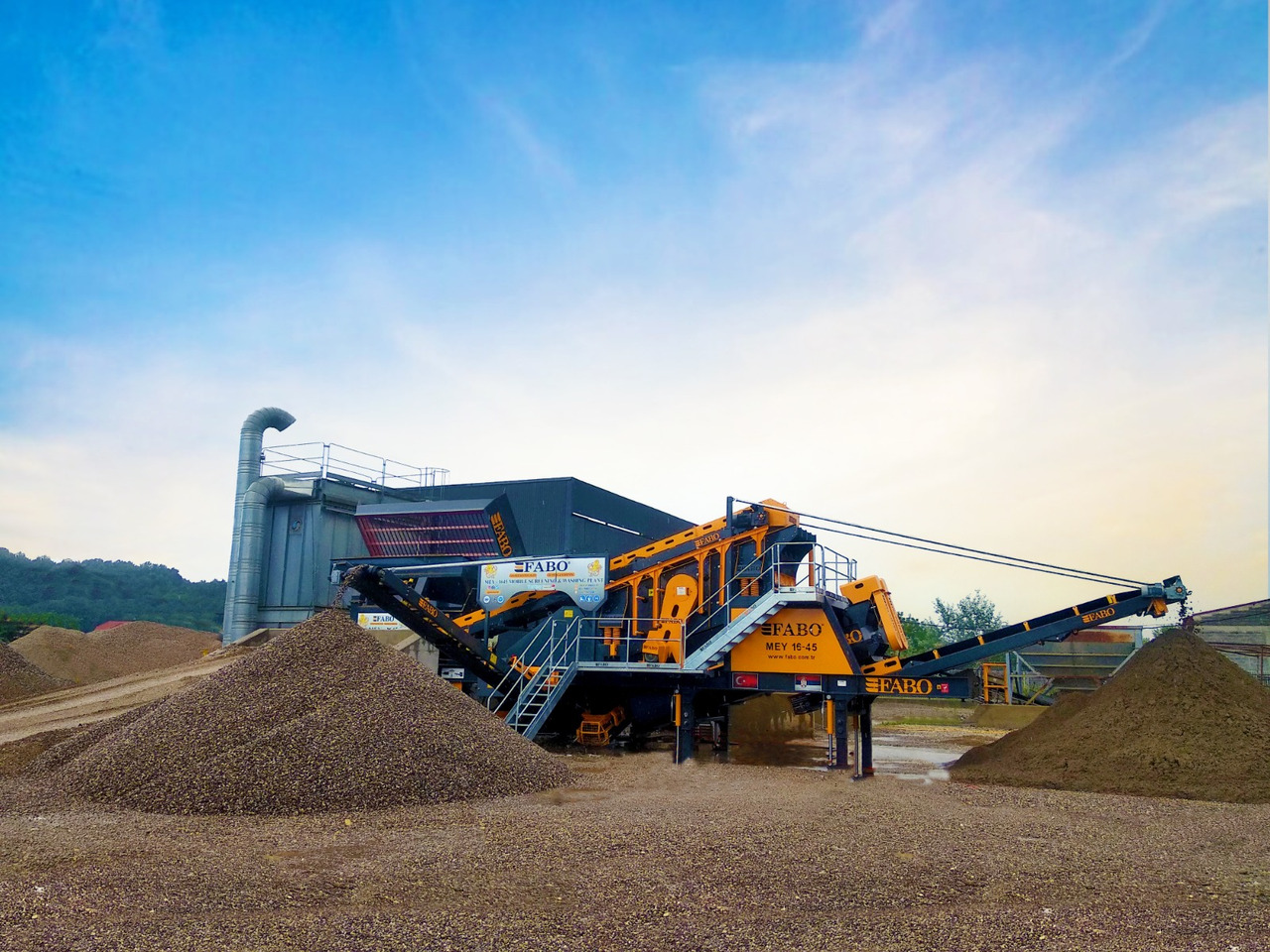 FABO mobile washing plant - Cribadora: foto 3 FABO mobile washing plant - Cribadora: foto 3
