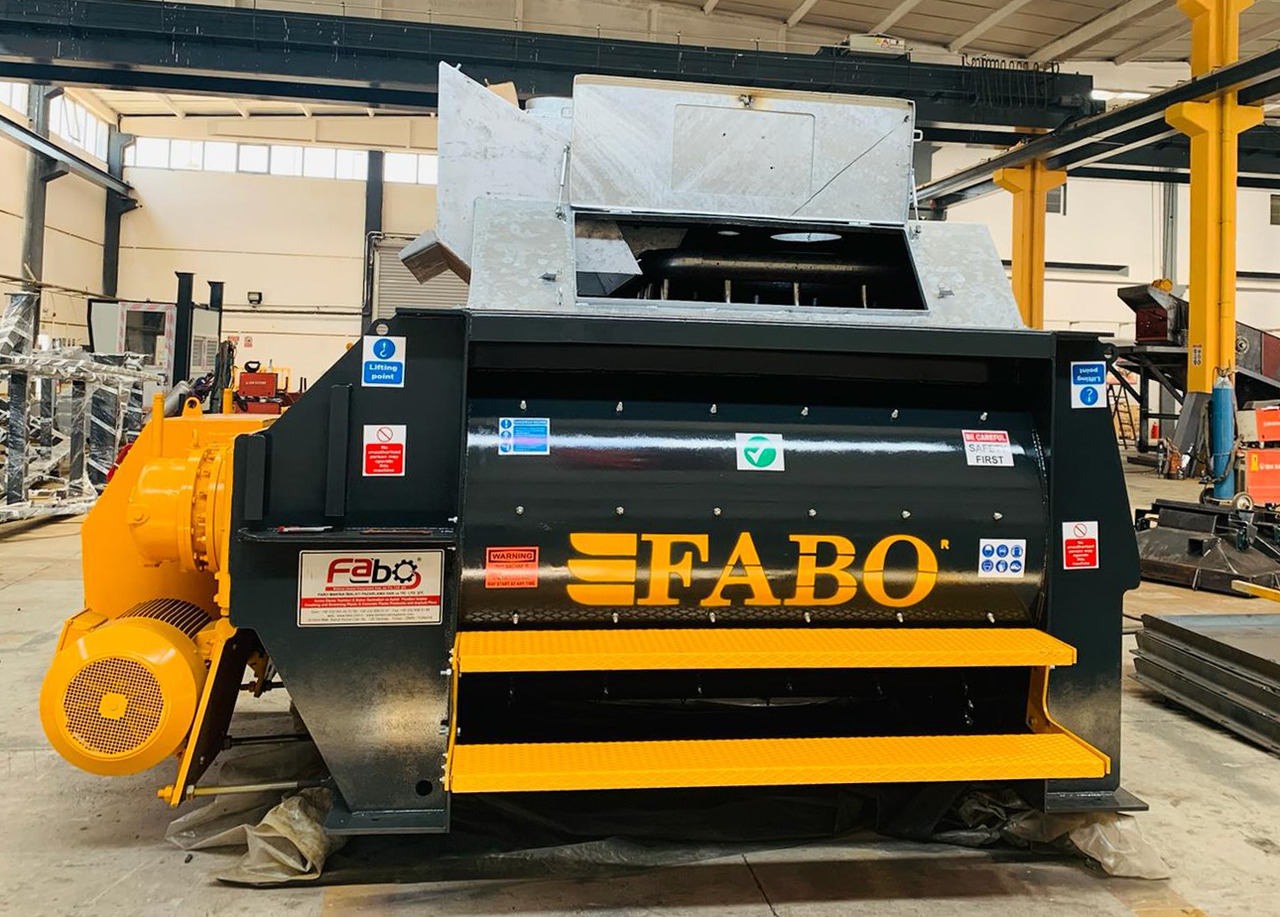 FABO twin shaft mixer - Hormigonera: foto 1 FABO twin shaft mixer - Hormigonera: foto 1