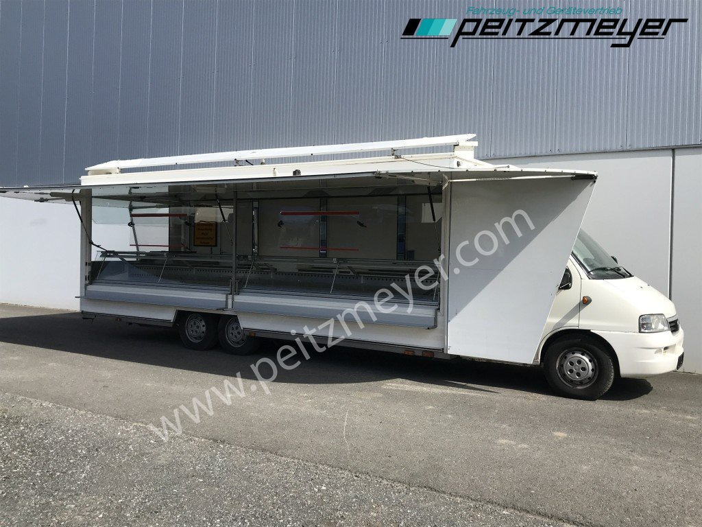 Camión tienda IVECO FIAT (I) Ducato Verkaufswagen 6,5 m - Motor neu vor 21 TKM + Kühltheke, Fritteuse: foto 8