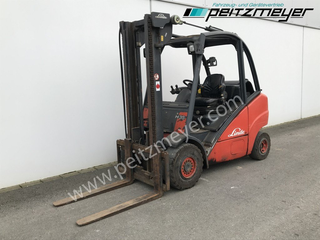 LINDE Gabelstapler H 35 T Gas + Seitenschieber - Carretilla elevadora de gas: foto 1 LINDE Gabelstapler H 35 T Gas + Seitenschieber - Carretilla elevadora de gas: foto 1