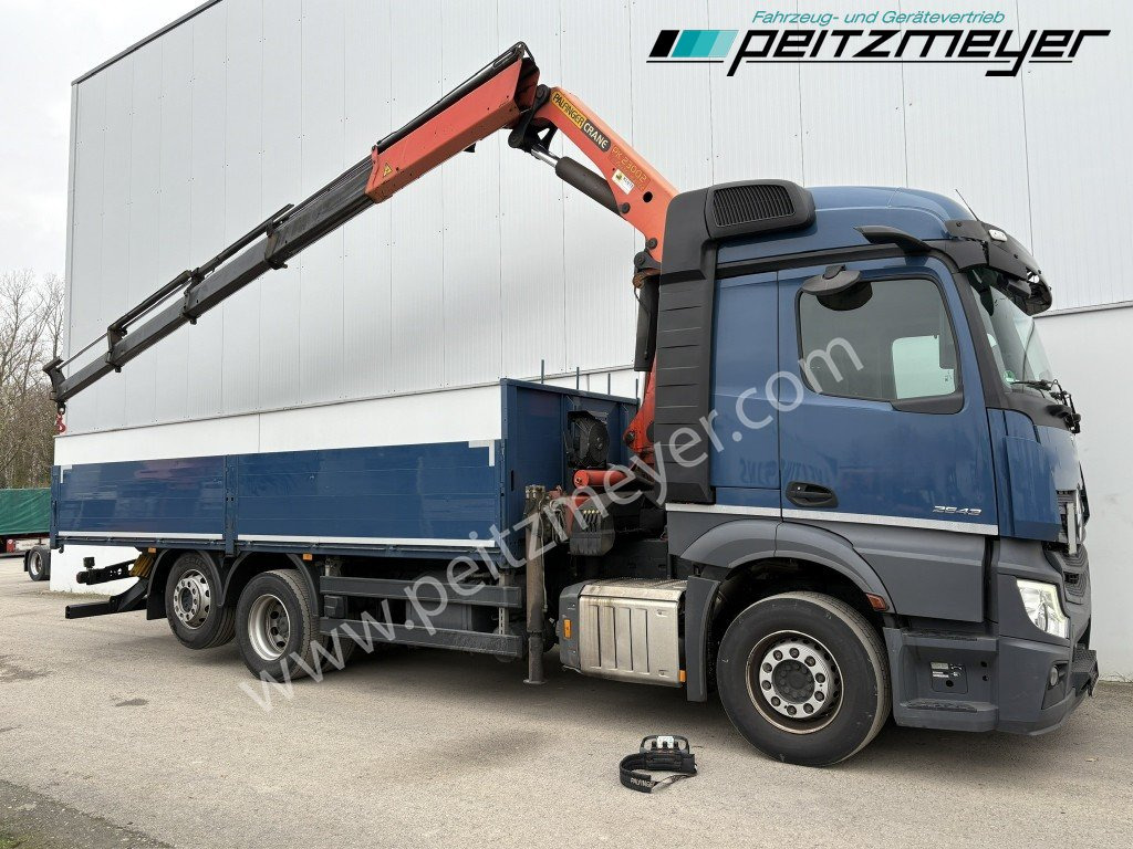 MERCEDES-BENZ Actros 2543 L Pritsche mit Palfinger 23002, Funk - Camión caja abierta, Camión grúa: foto 2 MERCEDES-BENZ Actros 2543 L Pritsche mit Palfinger 23002, Funk - Camión caja abierta, Camión grúa: foto 2