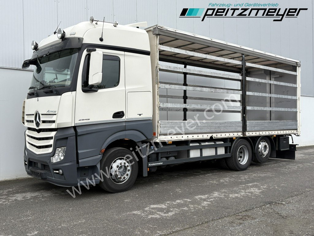MERCEDES-BENZ Actros 2545 LL Pritsche, Klima, Standklima, PPC, EU 6 MP 4 - Edscha - Camión lona: foto 1 MERCEDES-BENZ Actros 2545 LL Pritsche, Klima, Standklima, PPC, EU 6 MP 4 - Edscha - Camión lona: foto 1