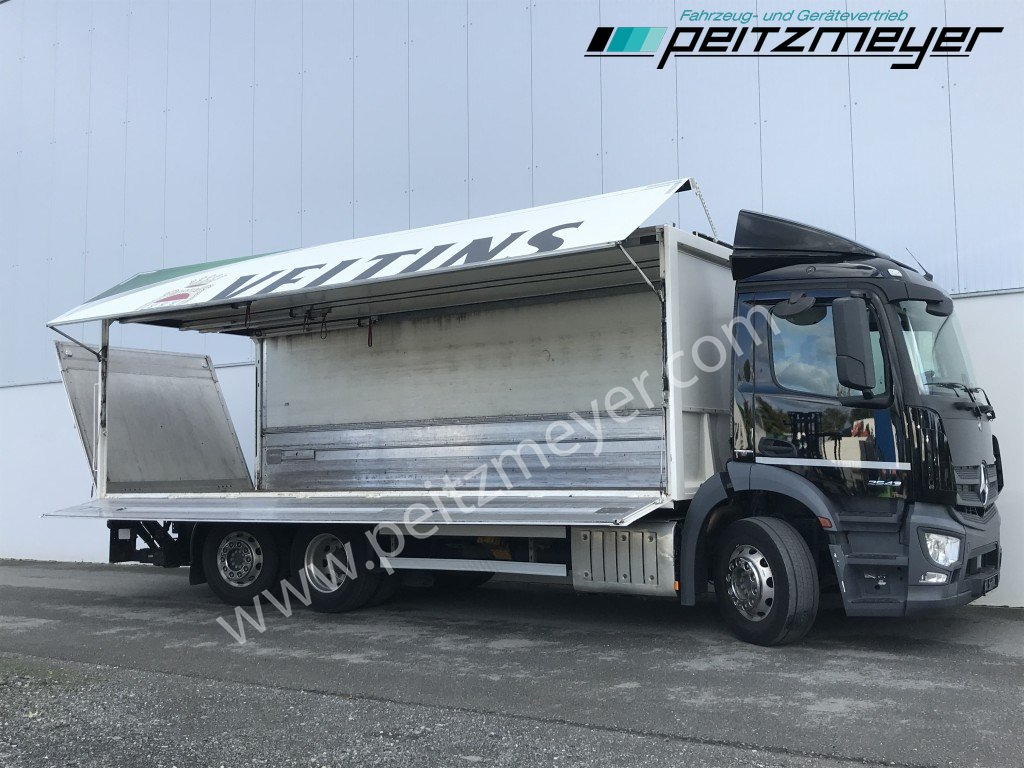 MERCEDES-BENZ Antos 2543 LL Ewers Getränke Retarder, 2 x AHK, LBW 2 t., Lenkachse - Camión transporte de bebidas: foto 2 MERCEDES-BENZ Antos 2543 LL Ewers Getränke Retarder, 2 x AHK, LBW 2 t., Lenkachse - Camión transporte de bebidas: foto 2