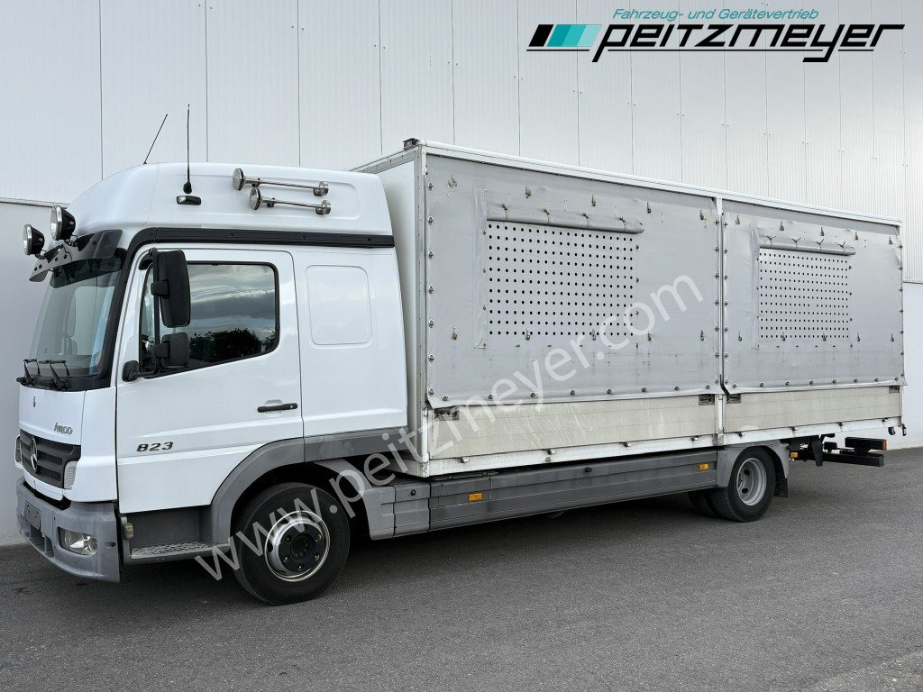 MERCEDES-BENZ Atego 823 L Geflügelpritsche L - Fahrerhaus, Klima, 2 x AHK - Camión caja cerrada: foto 2 MERCEDES-BENZ Atego 823 L Geflügelpritsche L - Fahrerhaus, Klima, 2 x AHK - Camión caja cerrada: foto 2