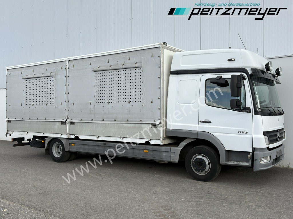 MERCEDES-BENZ Atego 823 L Geflügelpritsche L - Fahrerhaus, Klima, 2 x AHK - Camión caja cerrada: foto 4 MERCEDES-BENZ Atego 823 L Geflügelpritsche L - Fahrerhaus, Klima, 2 x AHK - Camión caja cerrada: foto 4
