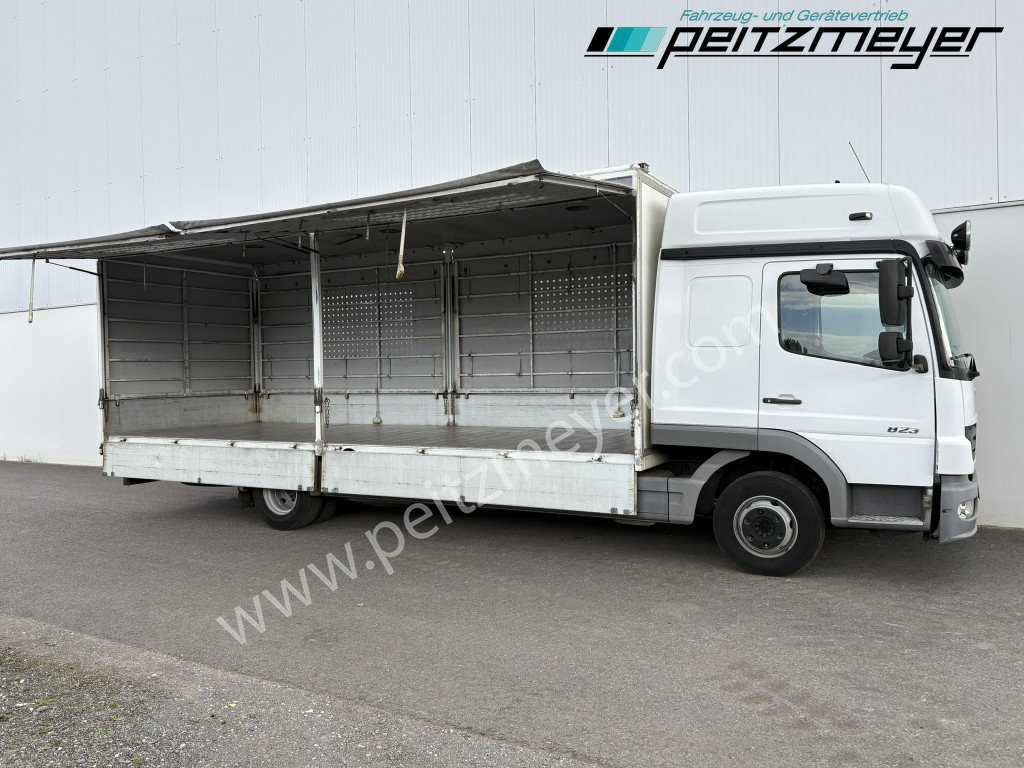 MERCEDES-BENZ Atego 823 L Geflügelpritsche L - Fahrerhaus, Klima, 2 x AHK - Camión caja cerrada: foto 3 MERCEDES-BENZ Atego 823 L Geflügelpritsche L - Fahrerhaus, Klima, 2 x AHK - Camión caja cerrada: foto 3