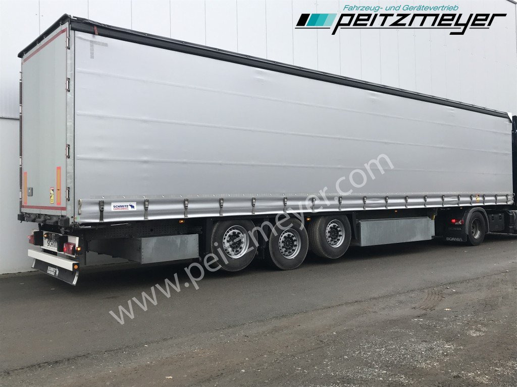 SCHMITZ SCS verzinkt, Edscha, 2 x Liftachse, Palettenk. - Semirremolque lona: foto 1 SCHMITZ SCS verzinkt, Edscha, 2 x Liftachse, Palettenk. - Semirremolque lona: foto 1