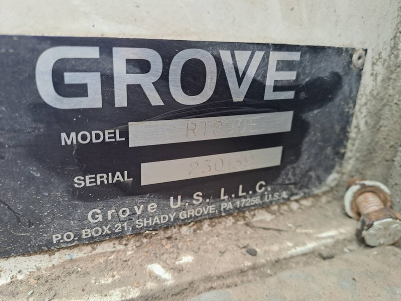 Grúa para terrenos difíciles Grove RT890E: foto 10