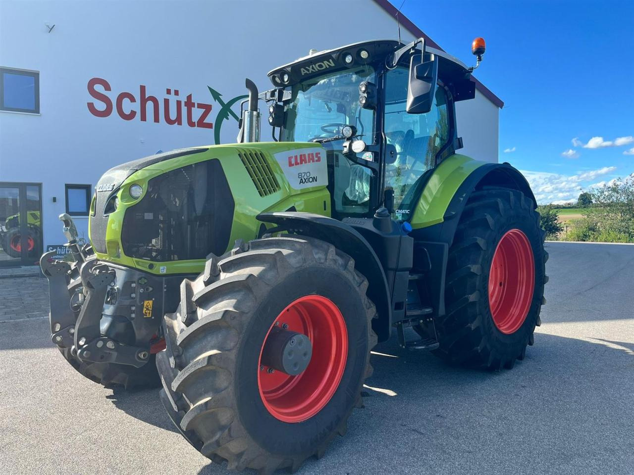 CLAAS Axion 870 CMATIC, Cebis Touch, S10-GPS, TOP - Tractor: foto 1 CLAAS Axion 870 CMATIC, Cebis Touch, S10-GPS, TOP - Tractor: foto 1