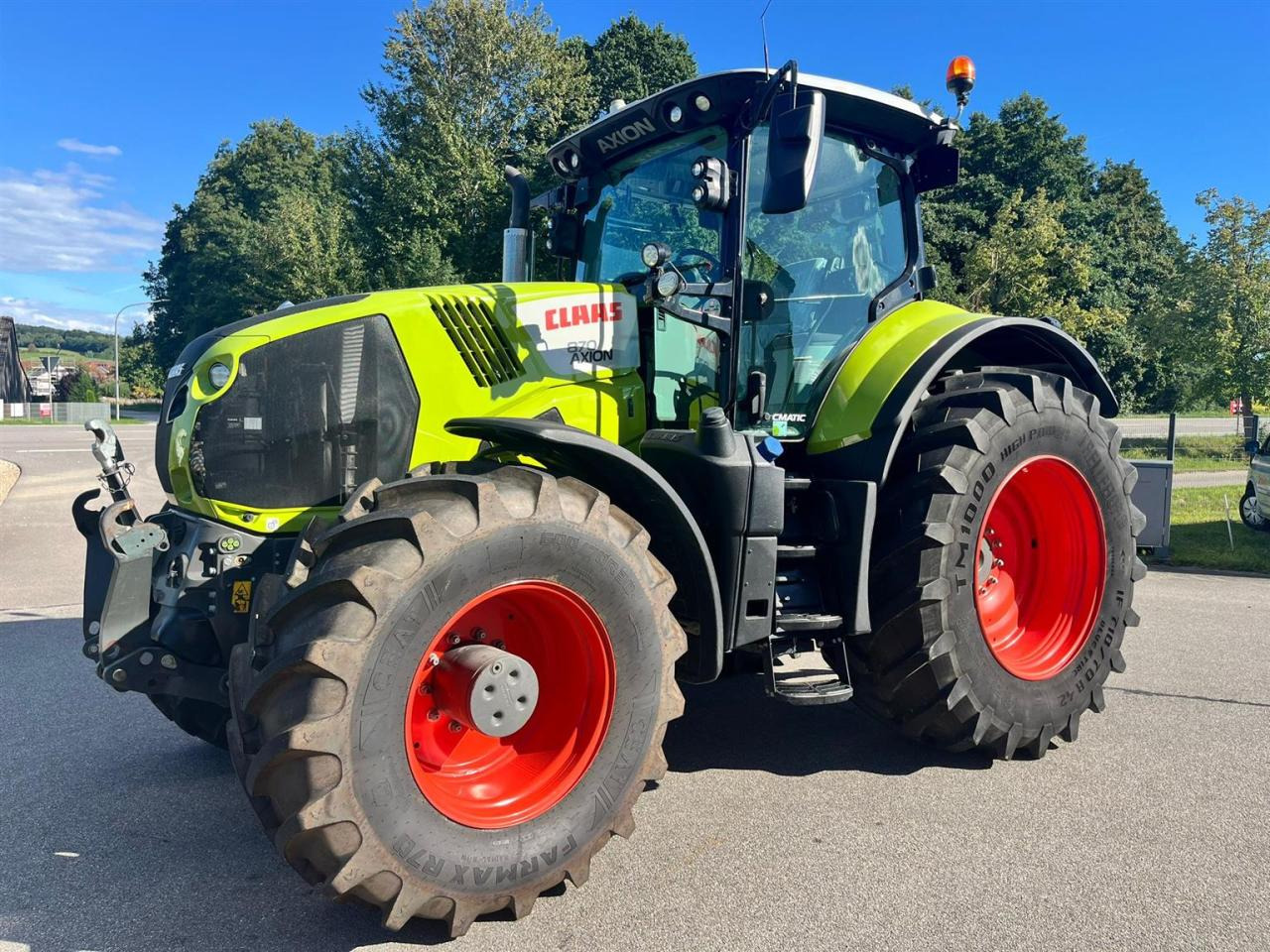 CLAAS Axion 870 CMATIC, Cebis Touch, S10-GPS, TOP - Tractor: foto 2 CLAAS Axion 870 CMATIC, Cebis Touch, S10-GPS, TOP - Tractor: foto 2