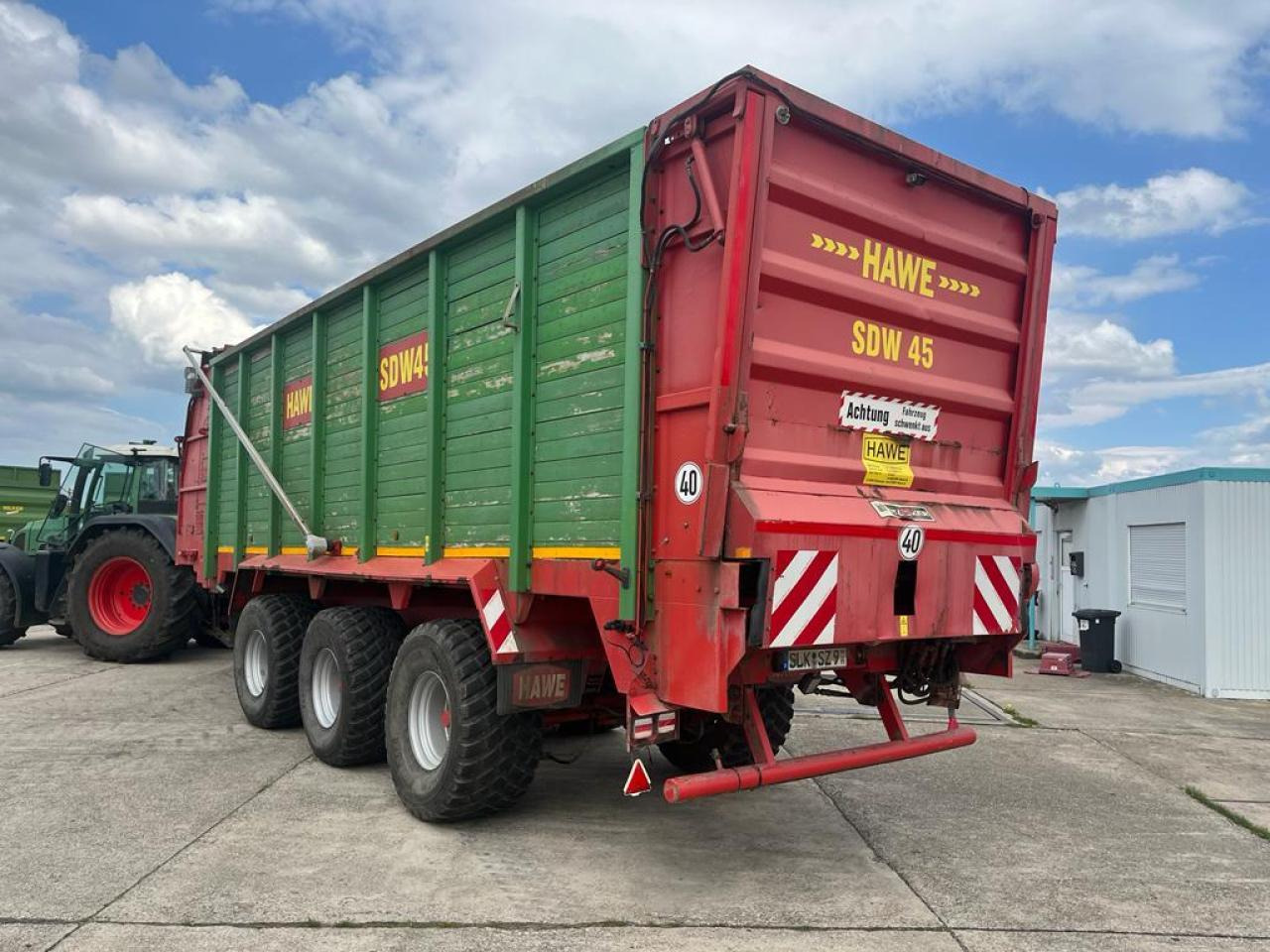 HAWE Tridem SDW 45T, Silagewagen, Baujahr 2011 - Remolque volquete agrícola: foto 4 HAWE Tridem SDW 45T, Silagewagen, Baujahr 2011 - Remolque volquete agrícola: foto 4