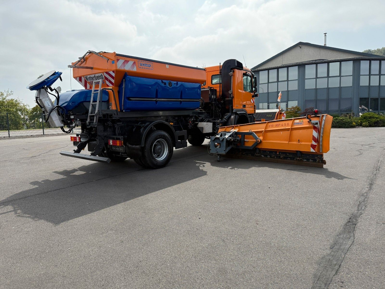 Camión chasis Mercedes-Benz Actros 2036 4x4 Dautelwechselsystem Winterdienst: foto 8