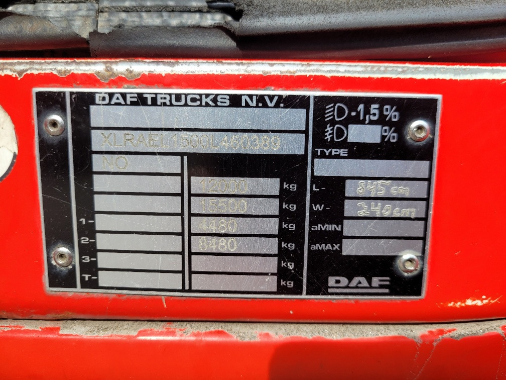Grua de remolque autos DAF LF 210 FA PLATFORM 2.2017 EURO 6: foto 29