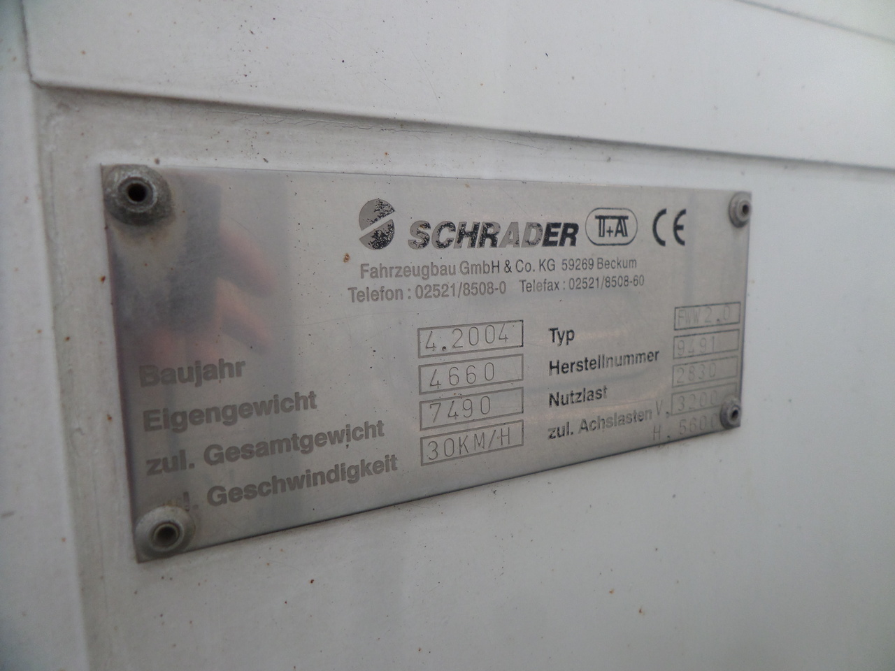 Schrader Water truck WSU 3000 MAN - Equipo de apoyo en tierra: foto 2 Schrader Water truck WSU 3000 MAN - Equipo de apoyo en tierra: foto 2