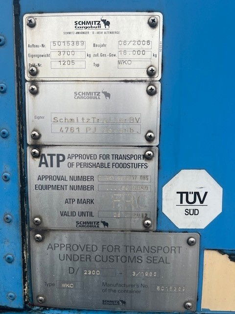 Schmitz Cargobull wko - Carrocería-frigorifico: foto 4 Schmitz Cargobull wko - Carrocería-frigorifico: foto 4