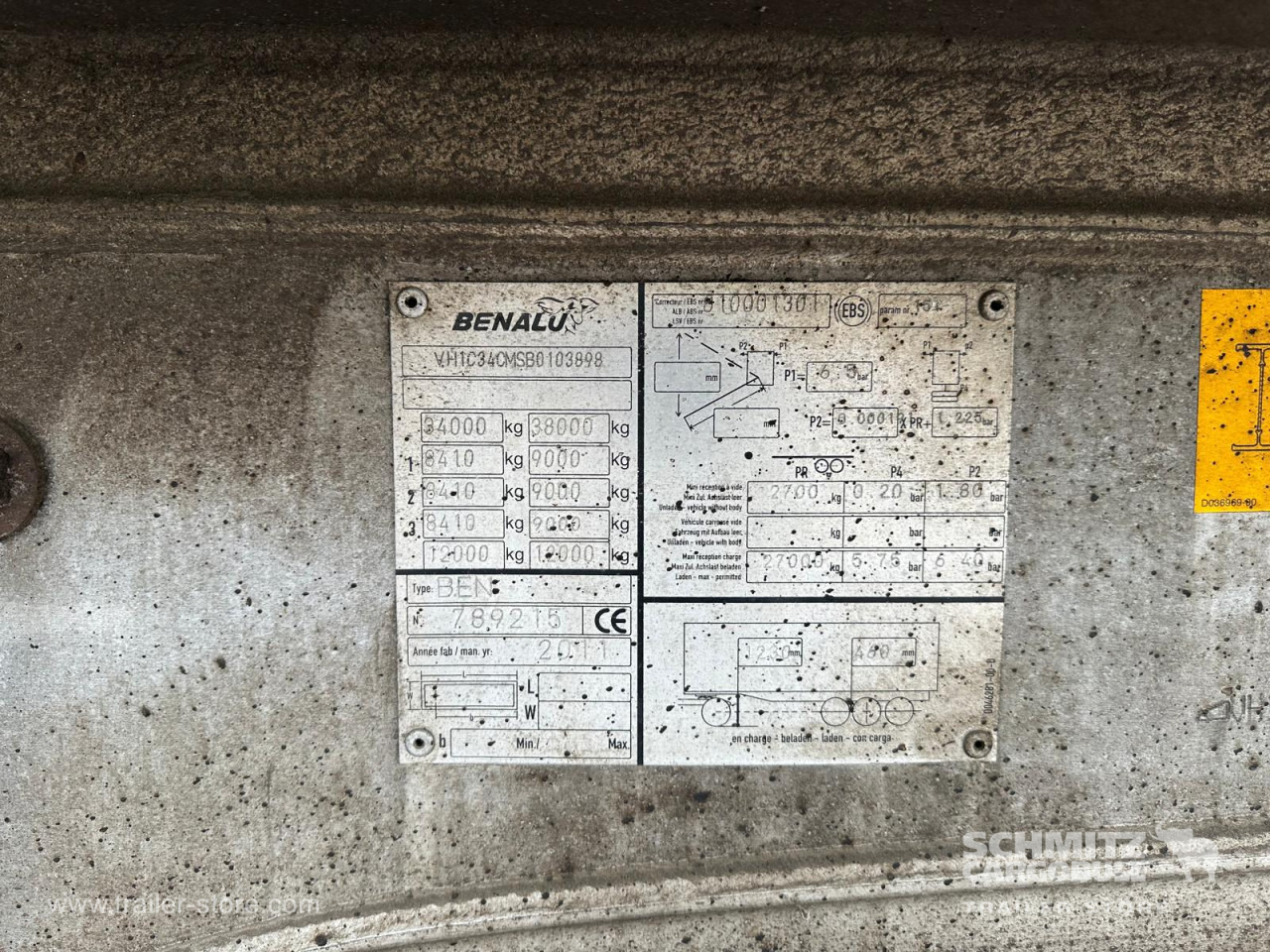 BENALU Tipper Alu-square sided body 24m³ - Semirremolque volquete: foto 4 BENALU Tipper Alu-square sided body 24m³ - Semirremolque volquete: foto 4