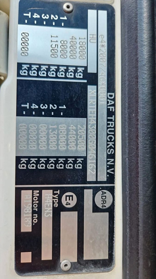 Cabeza tractora DAF XF 460 SSC Retarder Standklima: foto 18