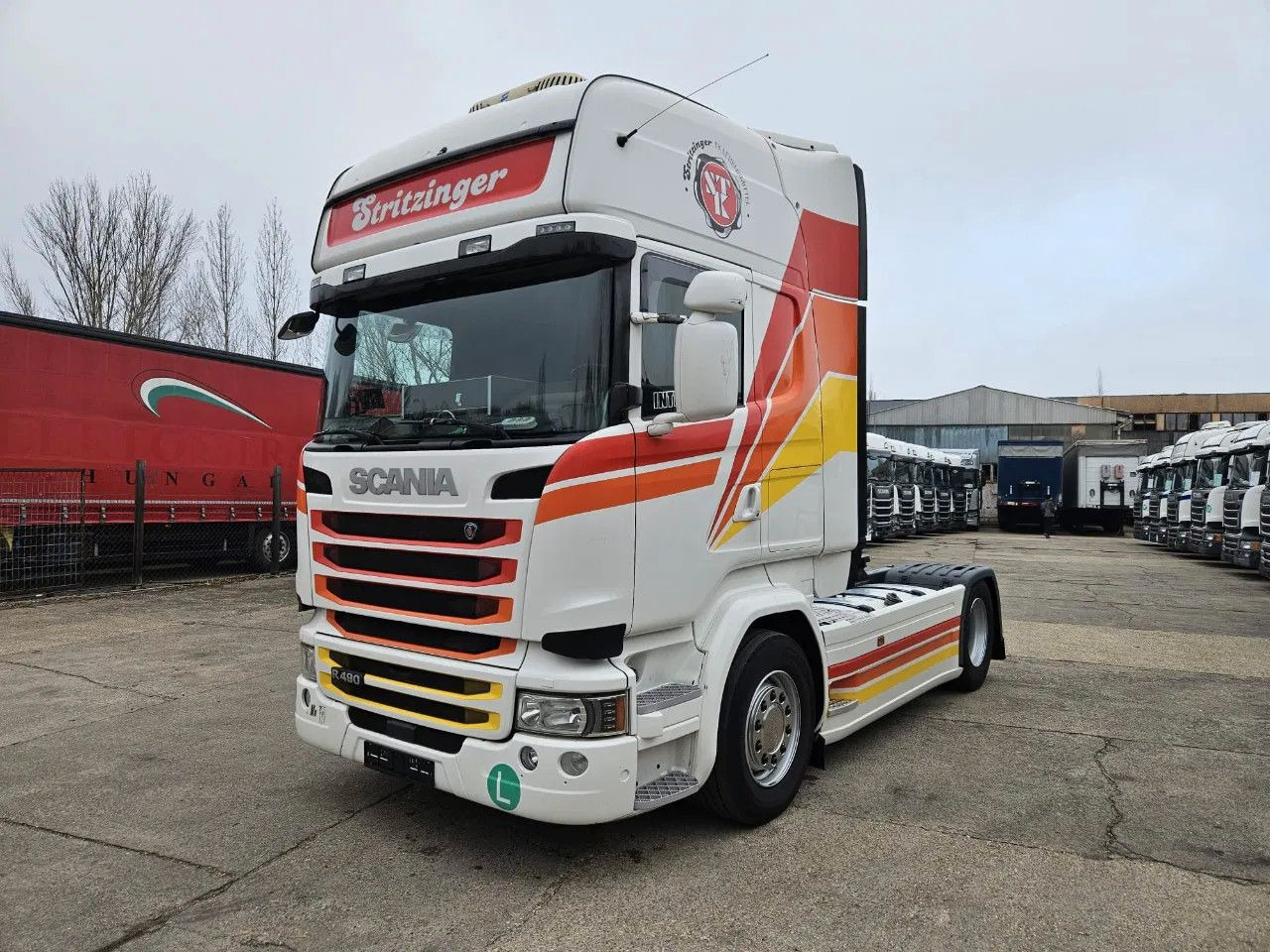 Scania R490 TopLine, Full Spoiler, New G2V2 Tachograph - Cabeza tractora: foto 1 Scania R490 TopLine, Full Spoiler, New G2V2 Tachograph - Cabeza tractora: foto 1