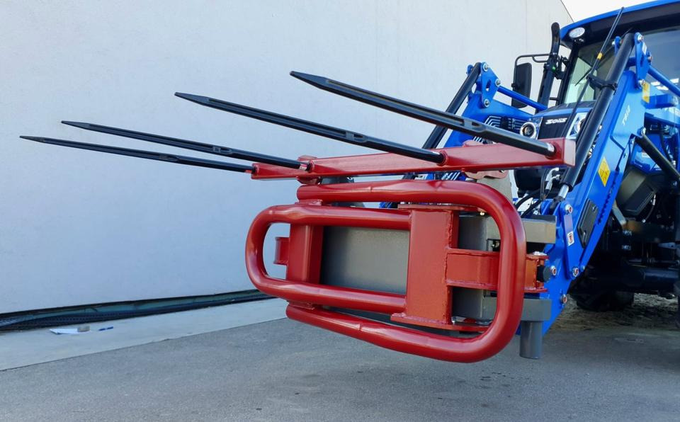 Ballenzange mit Zinken Rundbellenzange Silozange Frontlader Euro - Pinza: foto 4 Ballenzange mit Zinken Rundbellenzange Silozange Frontlader Euro - Pinza: foto 4