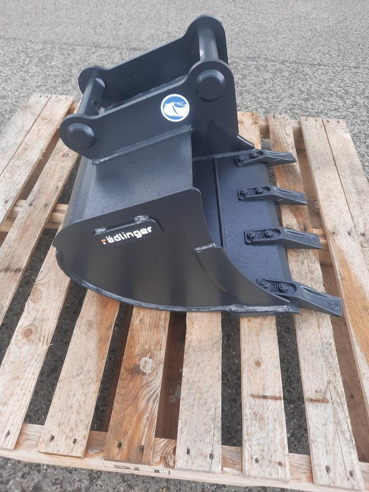 Rädlinger Tieflöffel 60 cm MS 01 Minibagger Bagger Lehnhoff - Cazo para excavadora: foto 1 Rädlinger Tieflöffel 60 cm MS 01 Minibagger Bagger Lehnhoff - Cazo para excavadora: foto 1