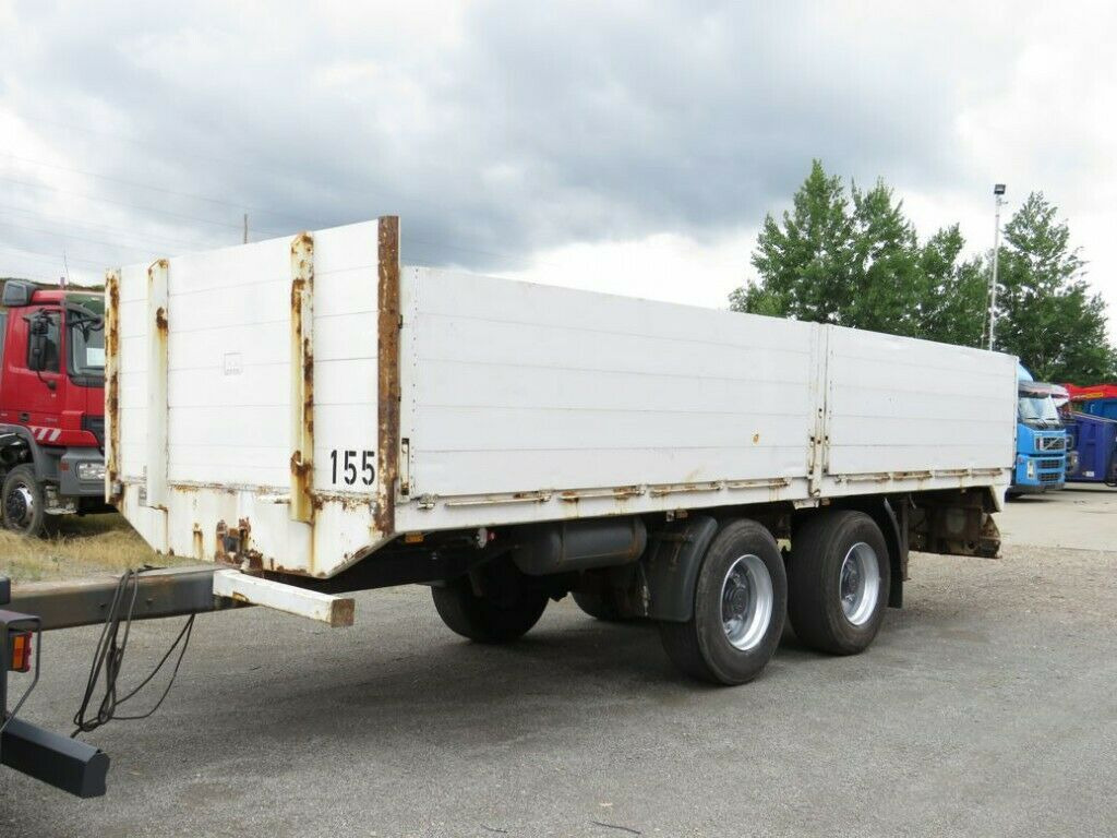 Dinkel Tandemanhänger DTAP 18000 Baustoffanhänger - Remolque plataforma/ Caja abierta: foto 1 Dinkel Tandemanhänger DTAP 18000 Baustoffanhänger - Remolque plataforma/ Caja abierta: foto 1