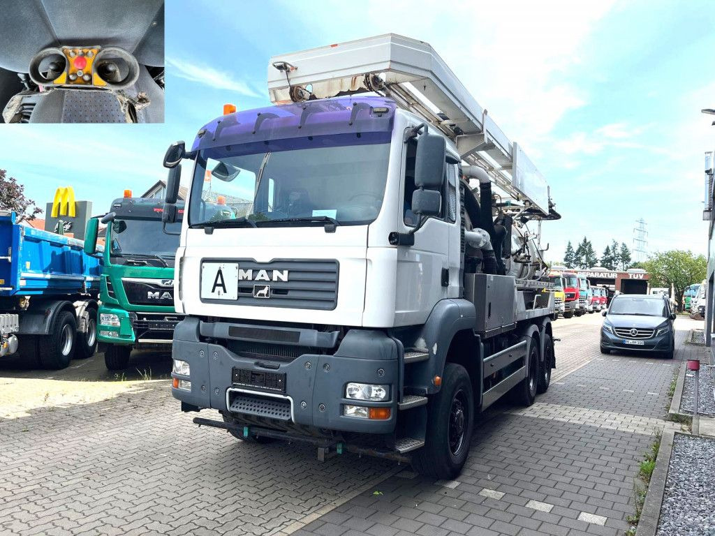 MAN TG-A 28.400 6x4-4 BL Saug + Spülwagen Funk - Limpieza de alcantarillado: foto 1 MAN TG-A 28.400 6x4-4 BL Saug + Spülwagen Funk - Limpieza de alcantarillado: foto 1