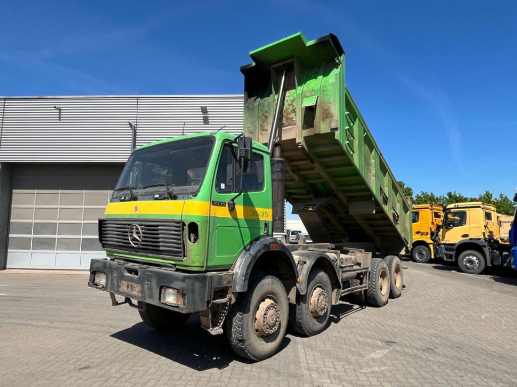 MERCEDES-BENZ SK 3535 AK 8x8 4 Achs Muldenkipper Meiller Deutsch - Camión volquete: foto 1 MERCEDES-BENZ SK 3535 AK 8x8 4 Achs Muldenkipper Meiller Deutsch - Camión volquete: foto 1