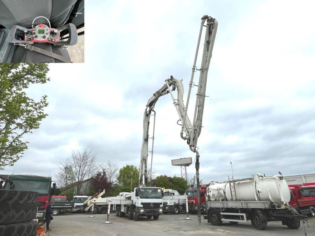 Mercedes-Benz Actros 3241 B 8x4 Betonpumpe Putzmeister 42m - Camión bomba de hormigón: foto 1 Mercedes-Benz Actros 3241 B 8x4 Betonpumpe Putzmeister 42m - Camión bomba de hormigón: foto 1