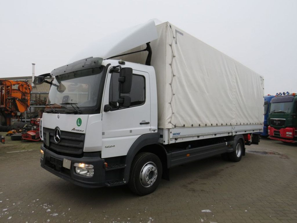 Mercedes-Benz Atego 1224 L Pritsche LBW LBW 1.5to - Camión lona: foto 1 Mercedes-Benz Atego 1224 L Pritsche LBW LBW 1.5to - Camión lona: foto 1