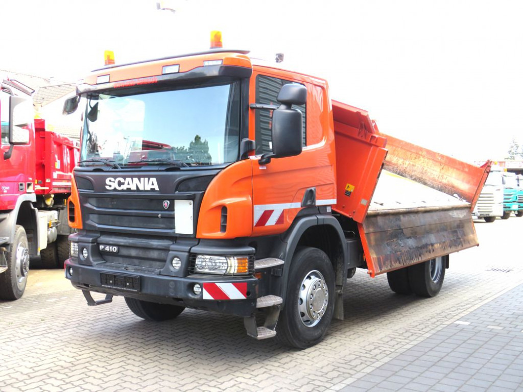 SCANIA (S) P 410 4x2 2-Achs Kipper Meiller Bordmatik - Camión volquete: foto 1 SCANIA (S) P 410 4x2 2-Achs Kipper Meiller Bordmatik - Camión volquete: foto 1
