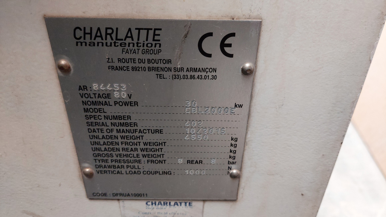 CBL2000E Belt Loader Charlatte - Cargadora de banda: foto 2 CBL2000E Belt Loader Charlatte - Cargadora de banda: foto 2