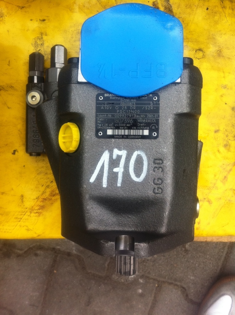 BRUENINGHAUS HYDROMATIK A10VO28DR/52R-PSC12N00 00992791 - Bomba hidráulica para Maquinaria de construcción: foto 1 BRUENINGHAUS HYDROMATIK A10VO28DR/52R-PSC12N00 00992791 - Bomba hidráulica para Maquinaria de construcción: foto 1