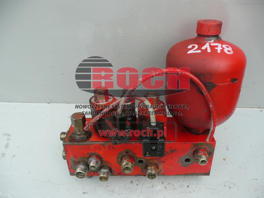 KOŚĆ + CEWKI SV4-10-3-0-24DC 24VDC + PRV1-10 + HYDROAKUMULATOR HYDAC 0,7L - Válvula hidráulica para Cargadora de ruedas: foto 1 KOŚĆ + CEWKI SV4-10-3-0-24DC 24VDC + PRV1-10 + HYDROAKUMULATOR HYDAC 0,7L - Válvula hidráulica para Cargadora de ruedas: foto 1